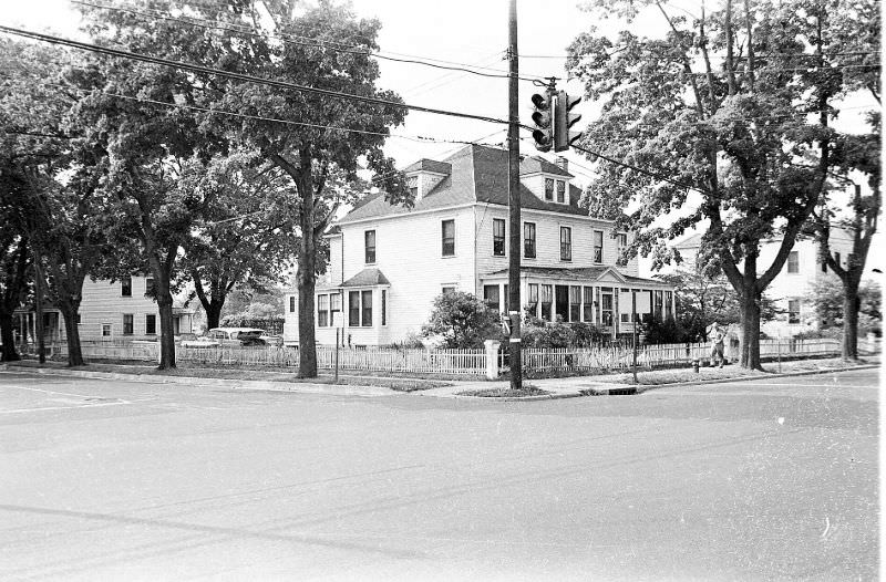 NW corner of W Marie St. and Jerusalem Ave., Hicksville, New York, 1967