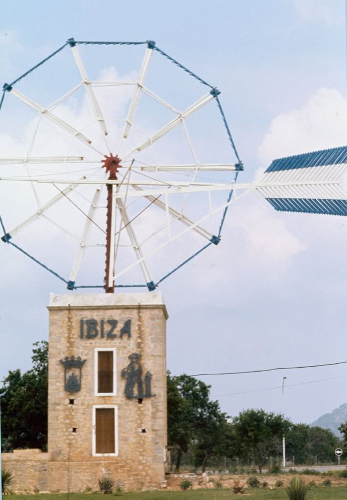Windmill in Ibiza, 1976