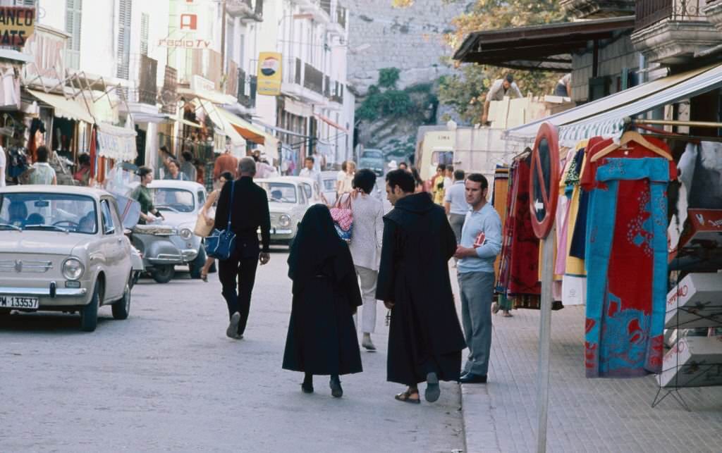 Tourists in Ibiza, 1976