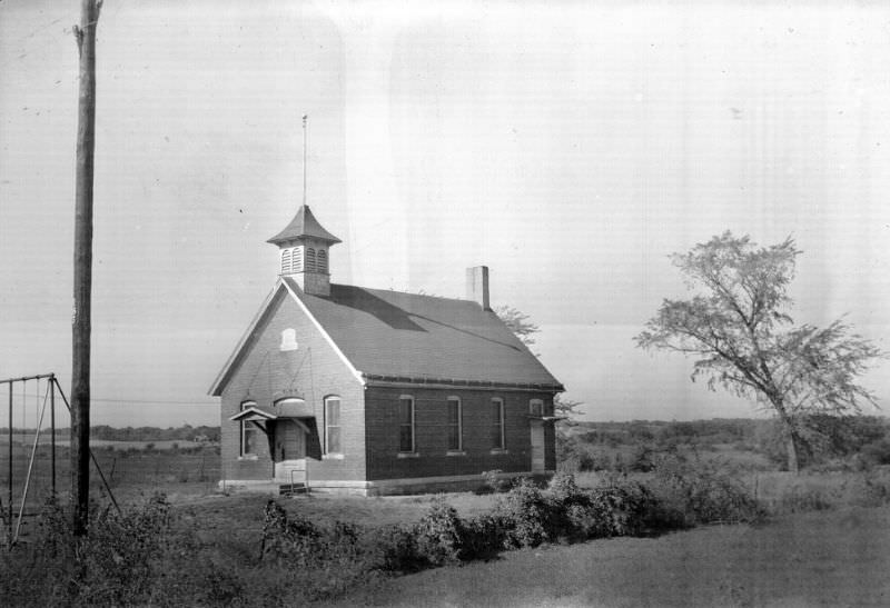 Schoolhouse, Douglas County, Kansas, 1949