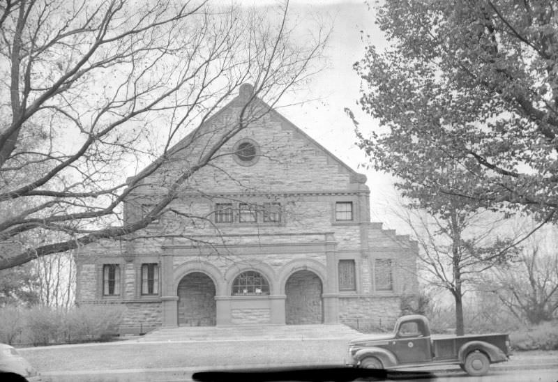 Thayer Museum (Spooner Hall), Lawrence, Kansas, 1949