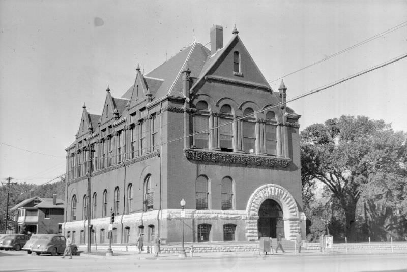 Watkins Bank Building, Lawrence, Kansas, 1949