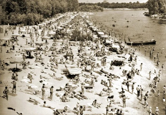 Hydropark, beach, 1960