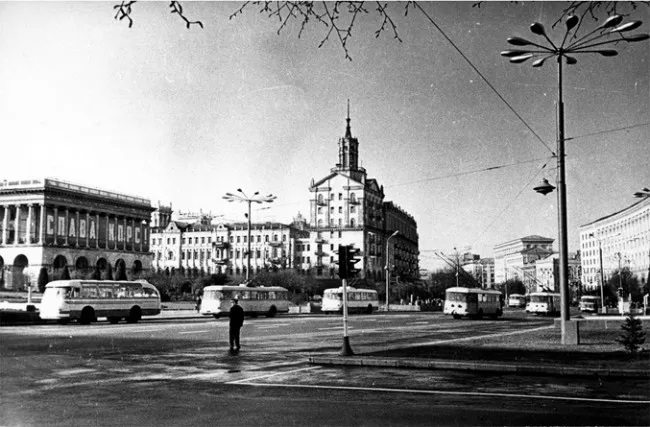 Maidan Nezalezhnosti (Kalinina Square), 1960
