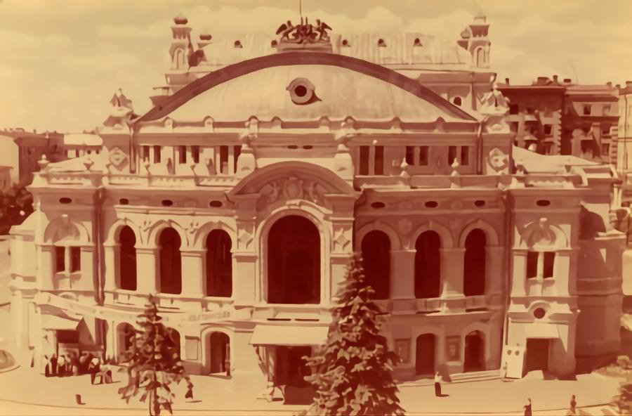 Taras Shevchenko Opera and ballet theatre, Kiev, Ukraine 1960s