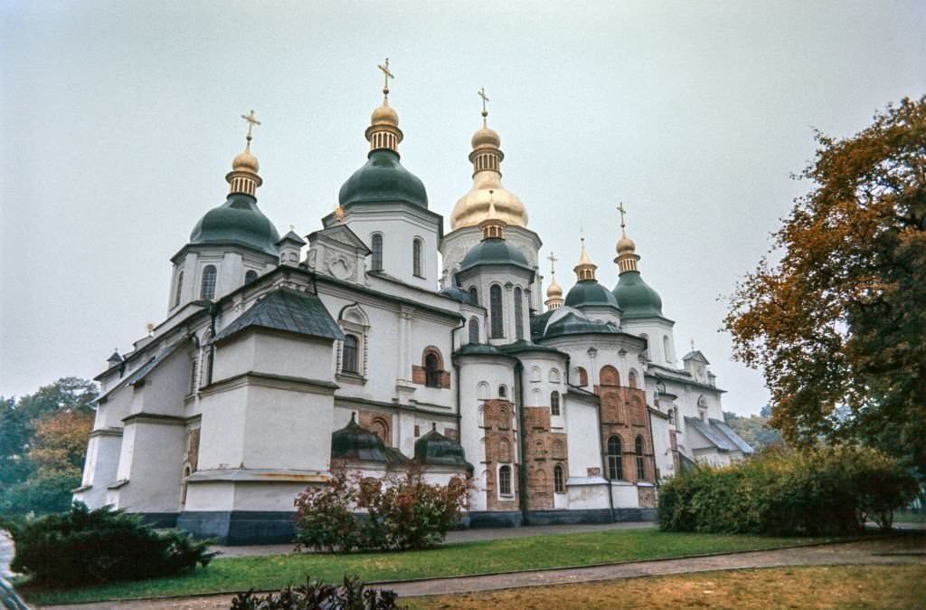 Kyiv of the medieval Saint Sophia cathedral, 1975