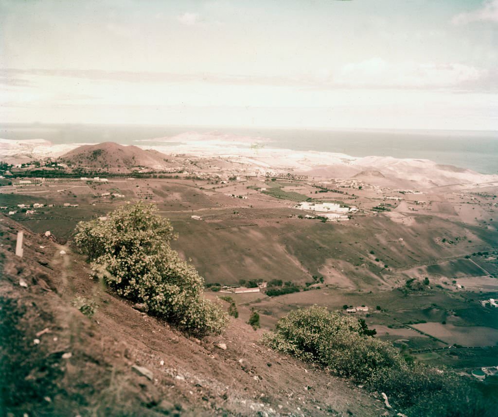 Coastal landscape on Gran Canaria, 1960