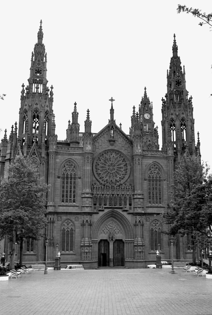 Cathedral of Arucas, Las Palmas, 1965
