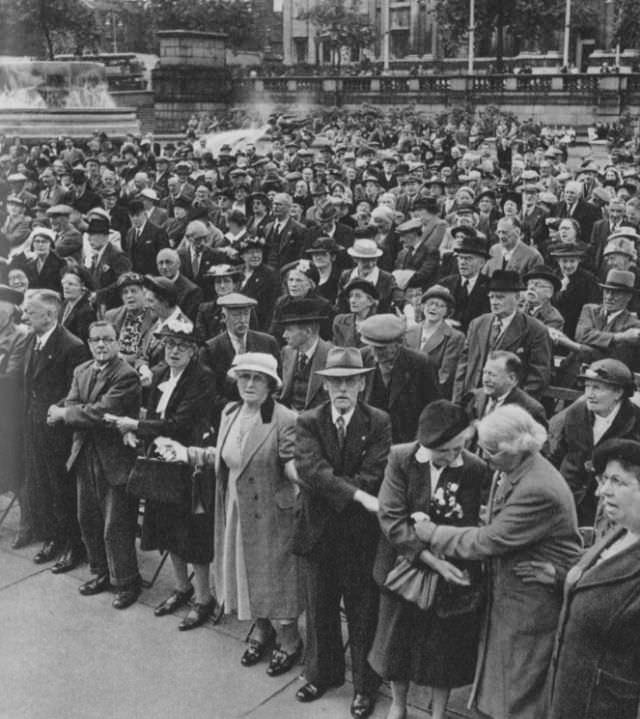 Pensioners' rally at Trafalgar Square