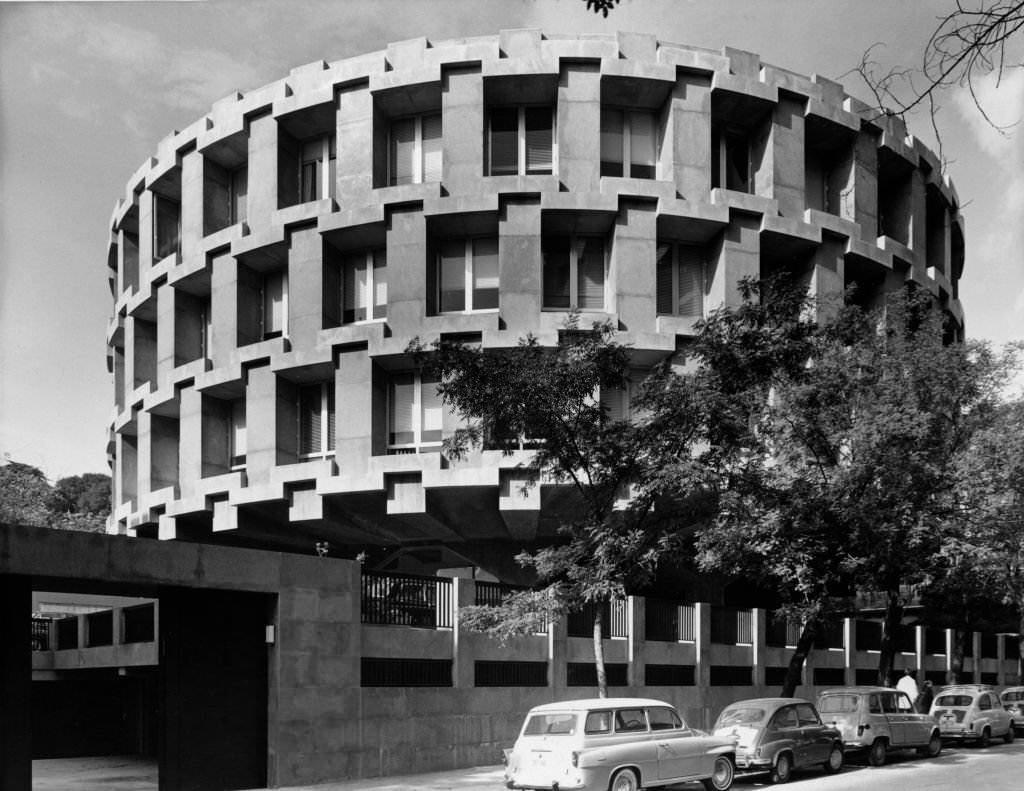 British Embassy, 116 Calle Fernando el Santo, Madrid, Spain, 1966.