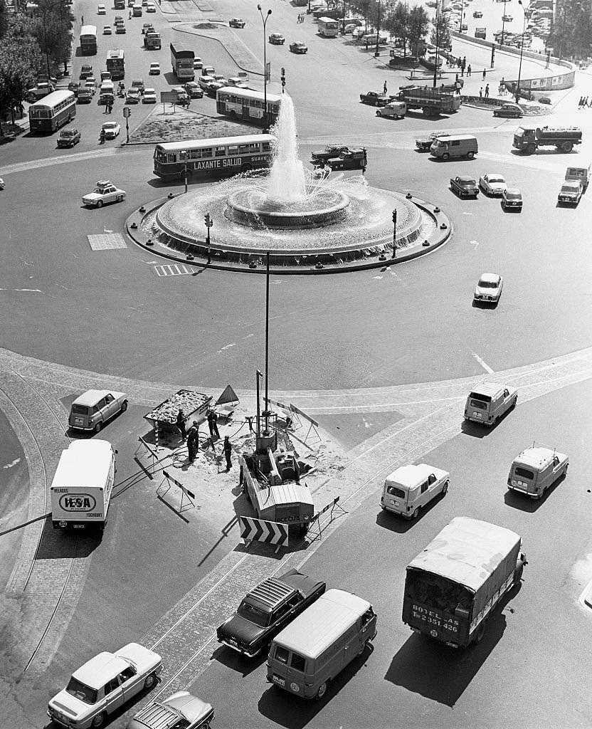Glorieta de Atocha, Madrid, 1967