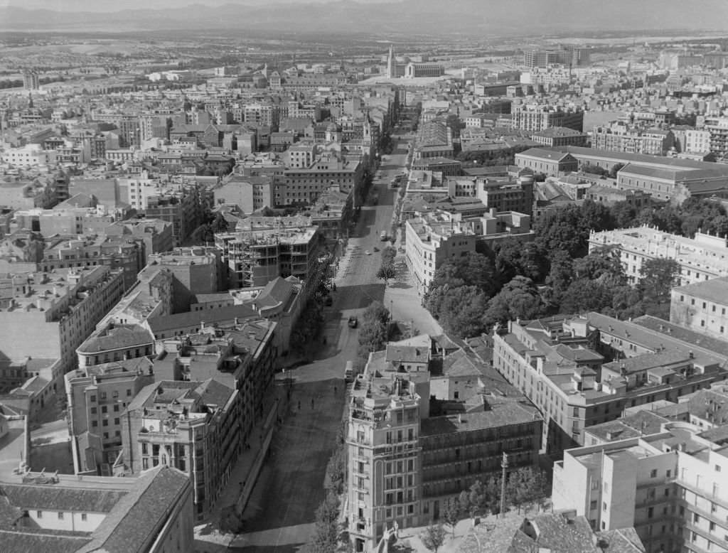 Cityscape, Madrid, 1960s
