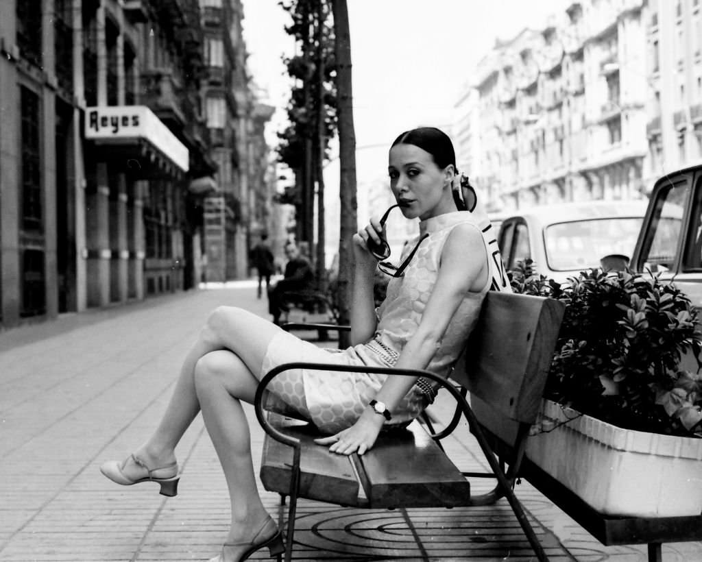 Spanish flamecco dancer Manuela Vargas, Madrid, Spain, 1969.