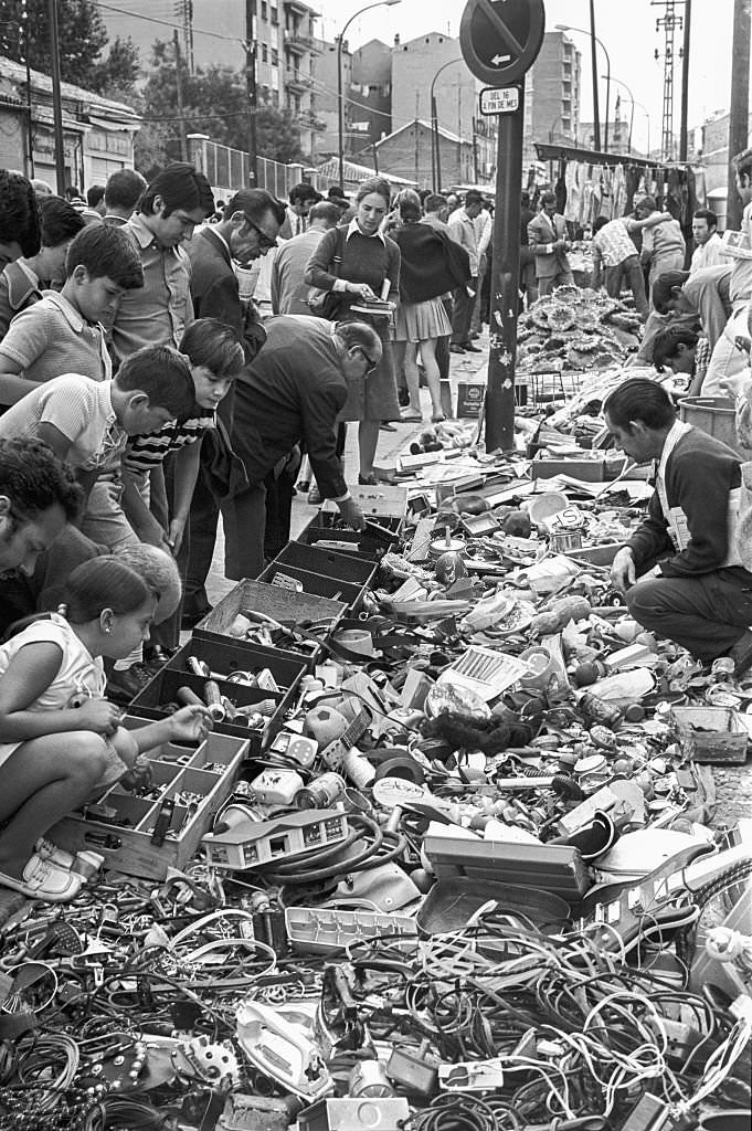 The "Paseo De La Castellana", Madrid, 1965