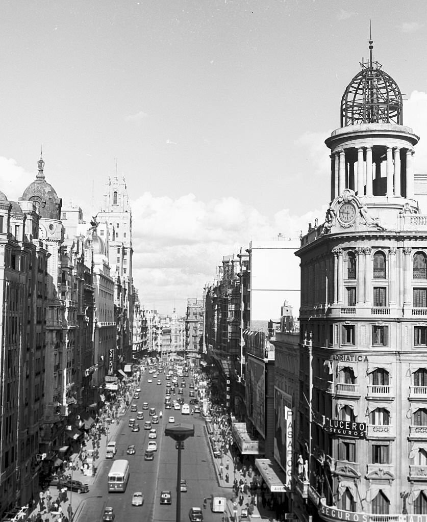 Gran Via, Madrid, 1965