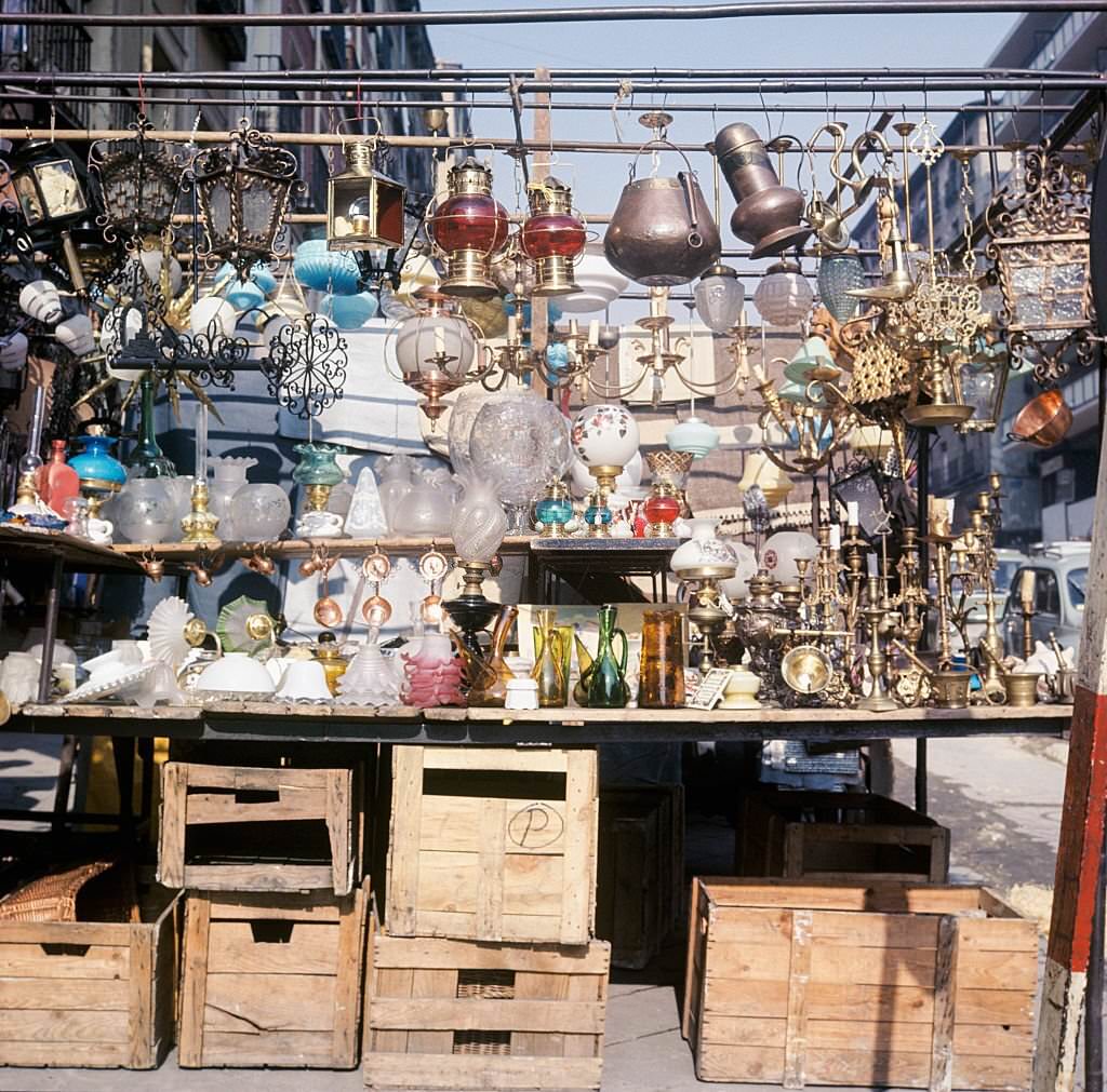 El Rastro, Madrid, 1965