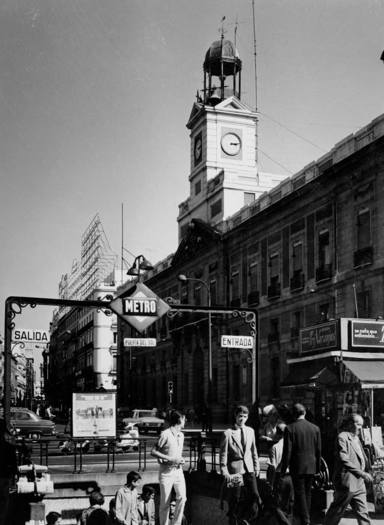 Puerta del Sol, Madrid, 1960s