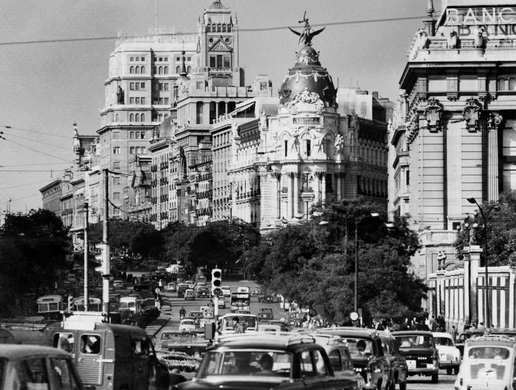 Calle de Alcala, Madrid, 1960s