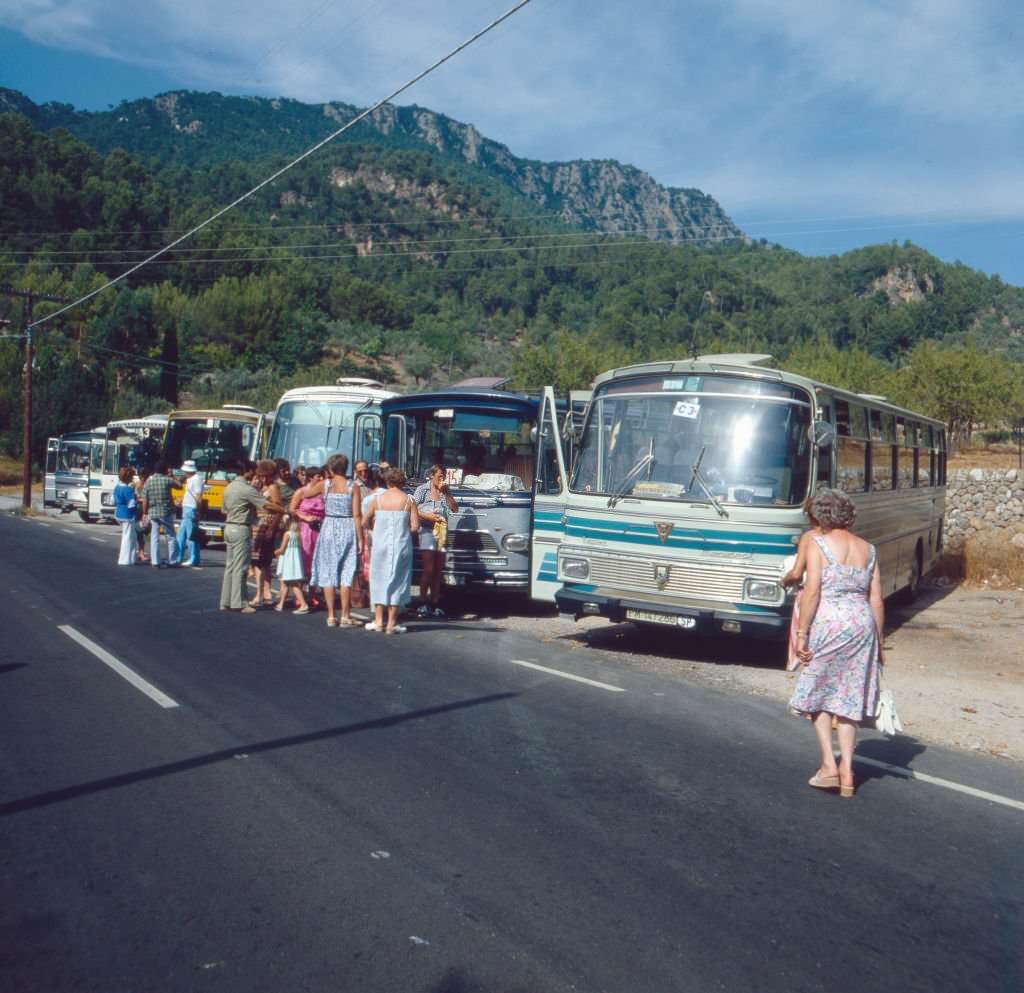Trip to Mallorca, Spain 1970s.