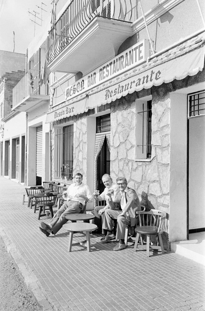 Time for a beer, Majorca, Spain, August 1971.