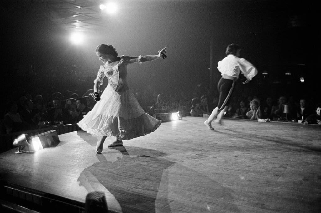 A night out in Majorca, Spain, August 1971.