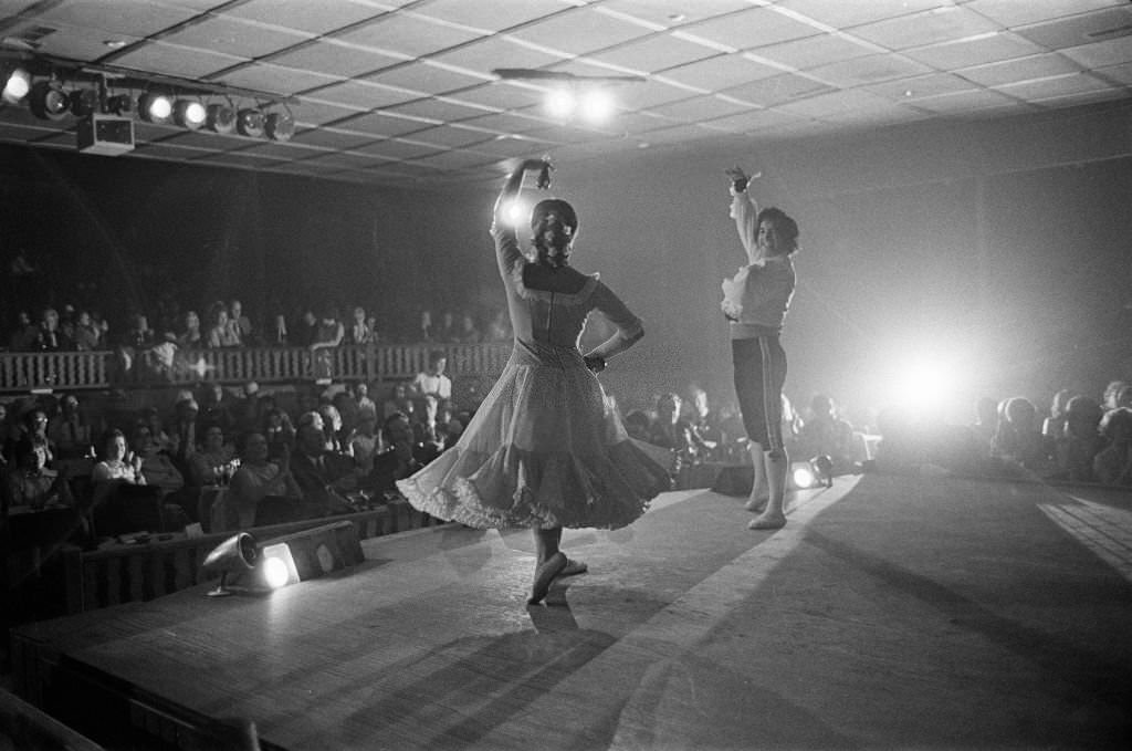 A night out in Majorca, Spain, August 1971.