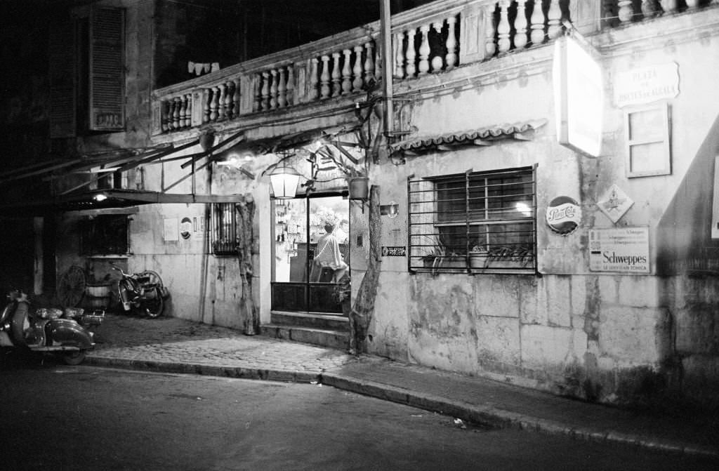 Exterior of Bar, Majorca, Spain, August 1971.
