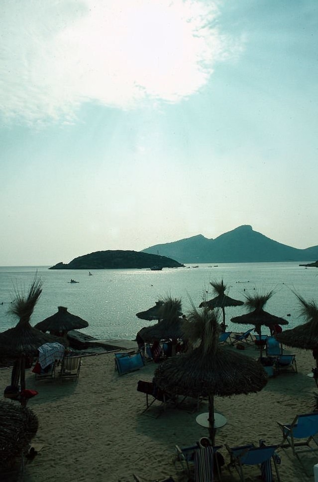 Beach on Mallorca, 1976