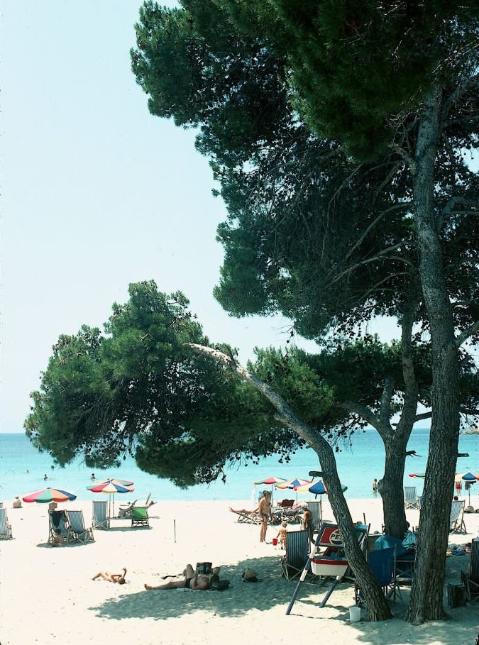 Beach on Mallorca, 1976.