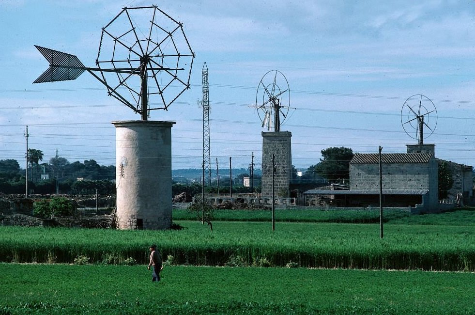 Windmill, Laguna, Mallorca, 1976
