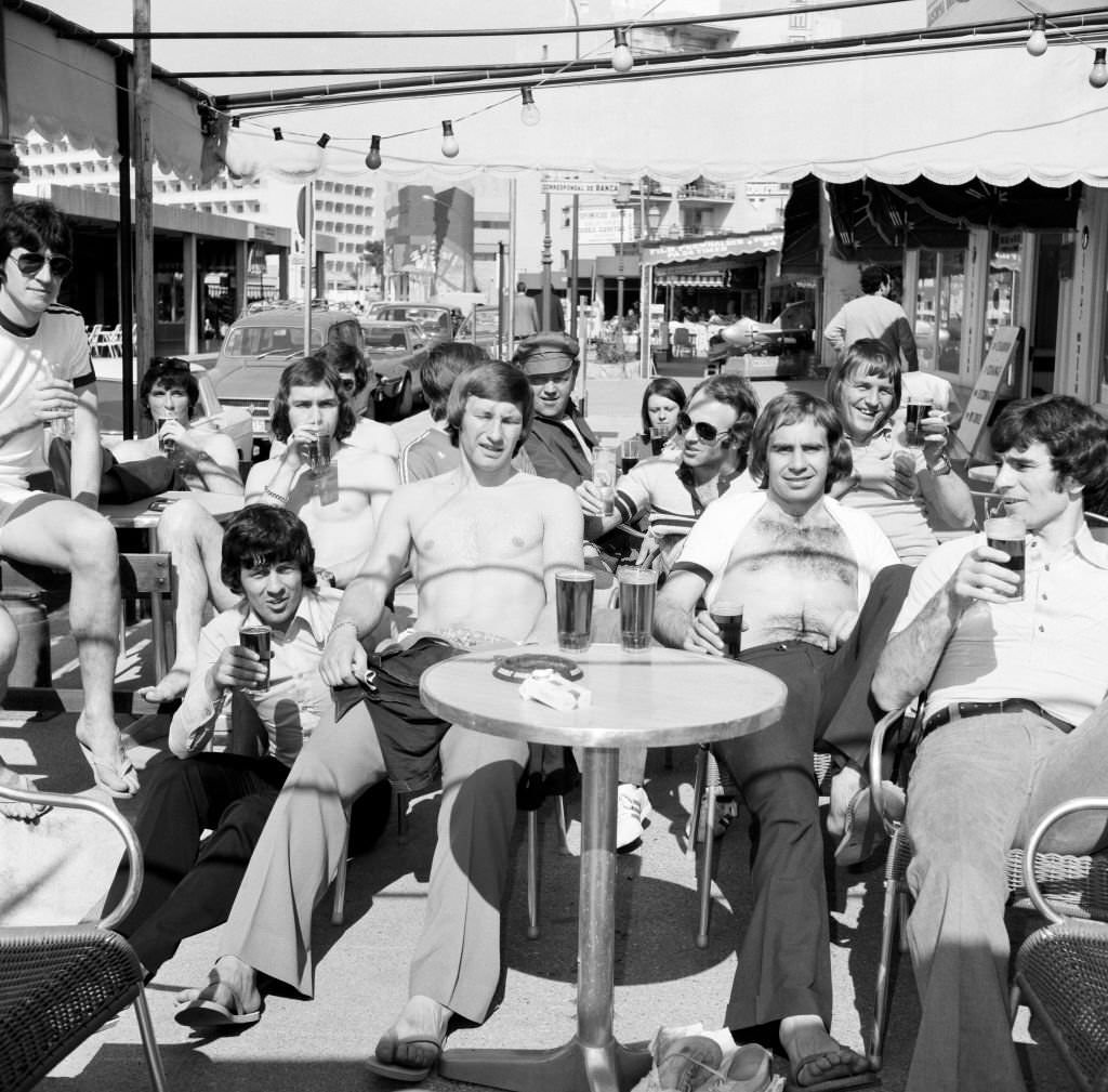 Derby in Majorca for League Title Celebrations, 1975