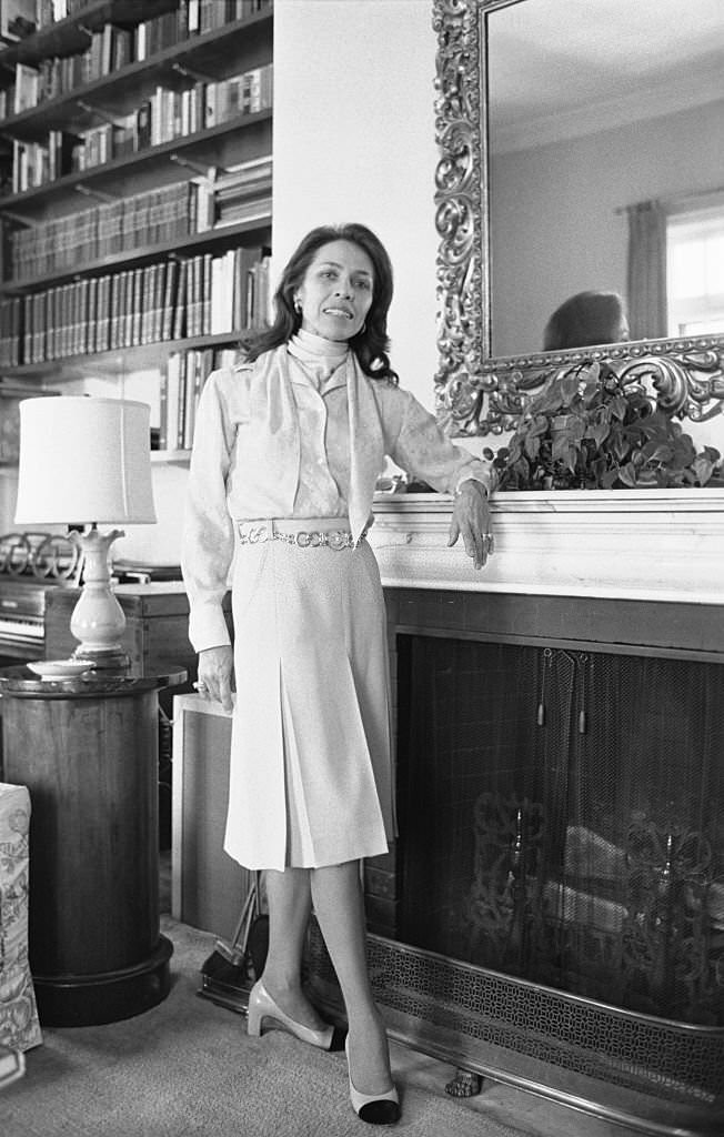 Ballerina Maria Paschen Posing at Her Home.