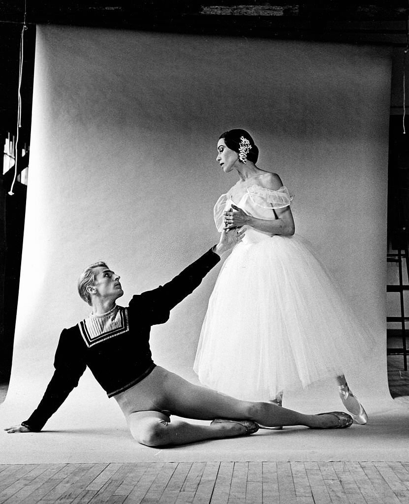 Maria Tallchief and Erik Bruhn Photographed in 1961.