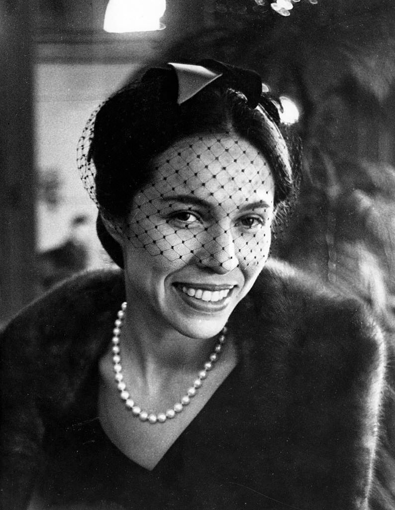 Maria Tallchief poses for a portrait at the Shoreham Hotel in Washington, 1960