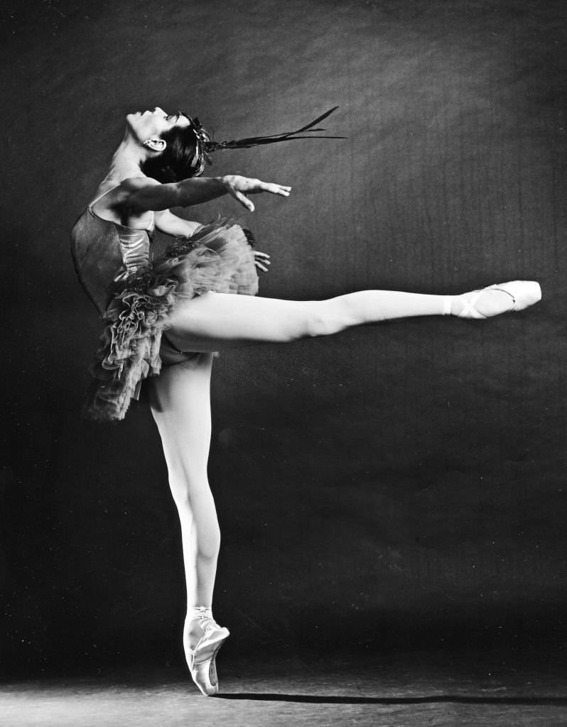 Maria Tallchief performing 'Firebird' at the NYC Ballet, September 19, 1963.