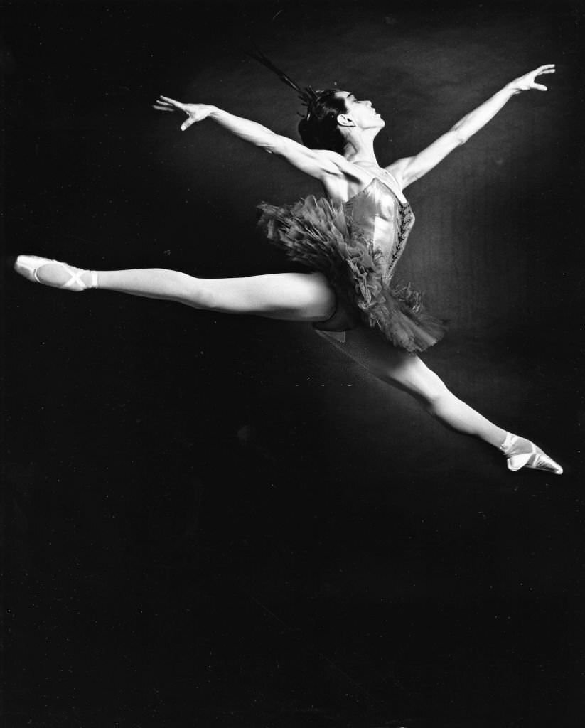 Maria Tallchief performing 'Firebird' at the NYC Ballet, September 19, 1963.