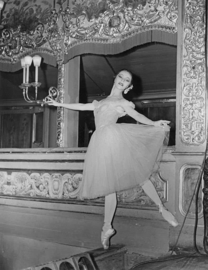 Maria Tallchief at the Teatro La Fenice in Venice, Italy, 1950