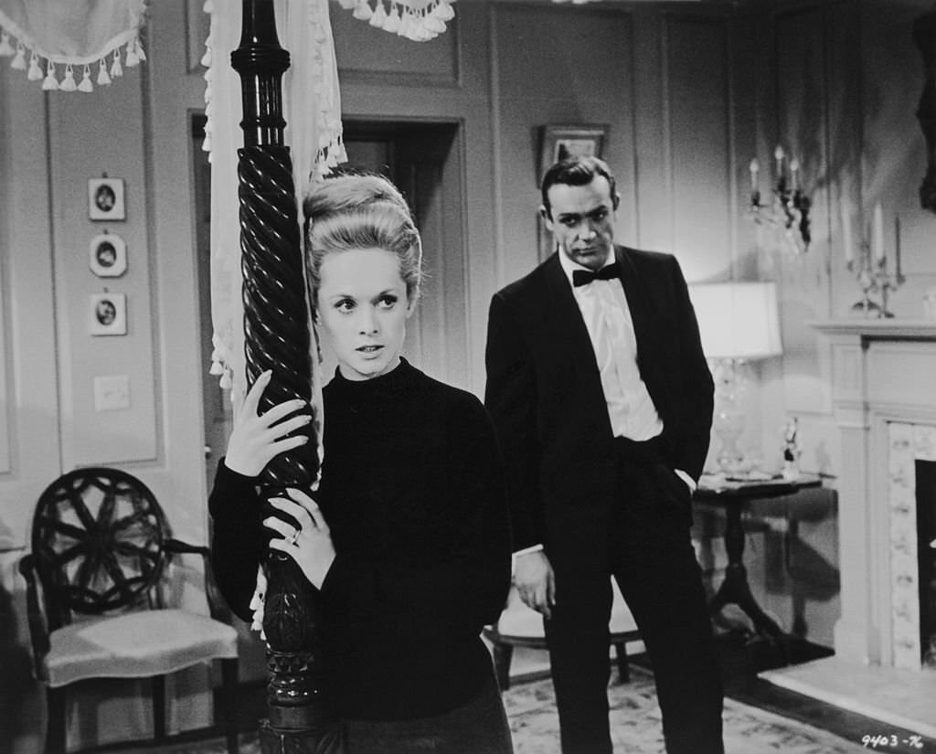 Sean Connery and Tippi Hedren star in the romantic thriller 'Marnie', 1964