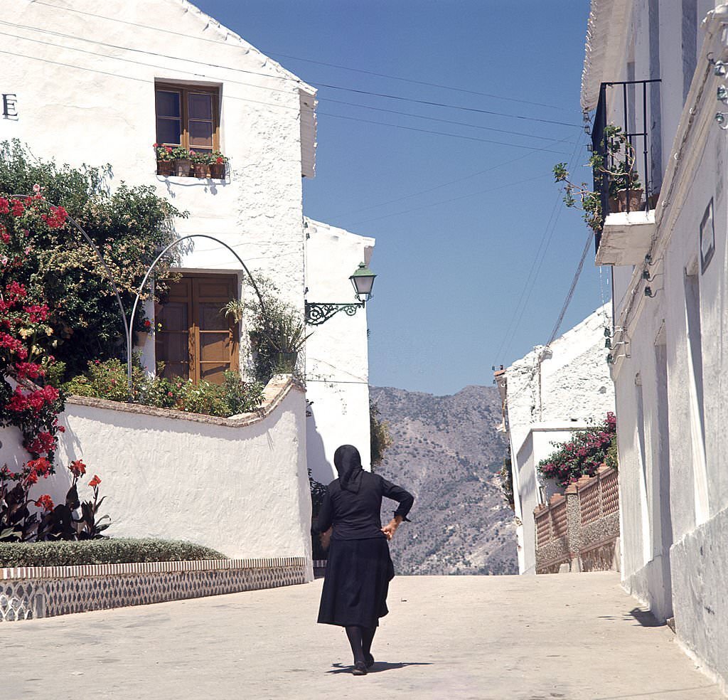 View of Mijas, 1970s