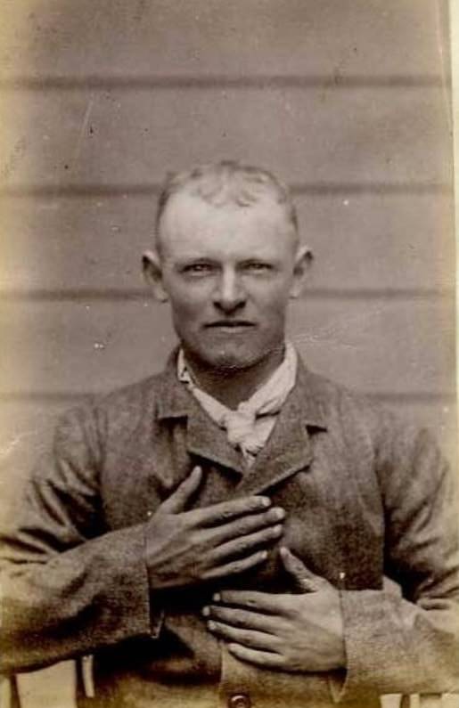 Edward Hughes (b. 1868, Tasmania). Charged with housebreaking and sentenced to 3 years on October 5, 1885 (Dunedin), 1888
