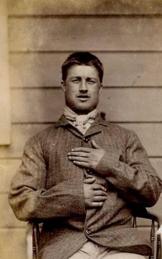Eli Jones (b. 1866, England). Charged with forgery & uttering and sentenced to 2 years on April 8, 1885 (Christchurch), 1886.