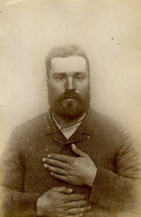 Frank Barker (b. 1857, France). Charged with cutting & wounding and sentenced to 18 months on April 8, 1885 (Auckland), 1886