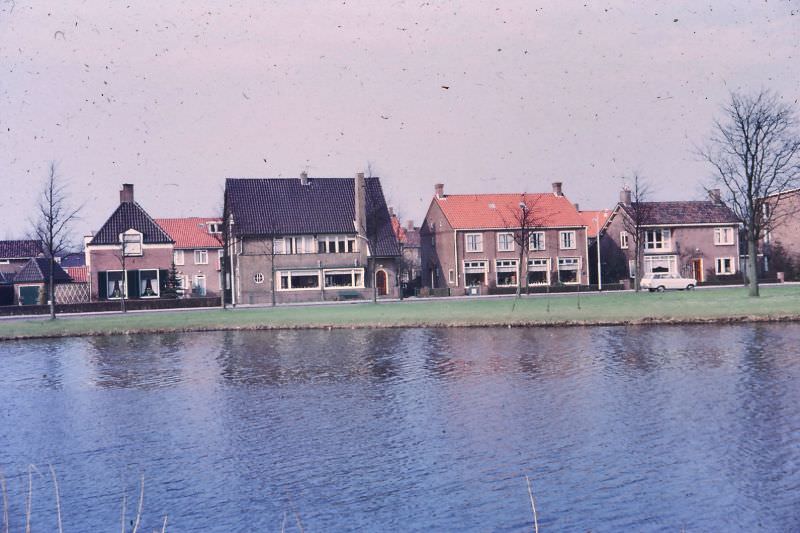 Canal houses, Woerden, Netherlands, 1966