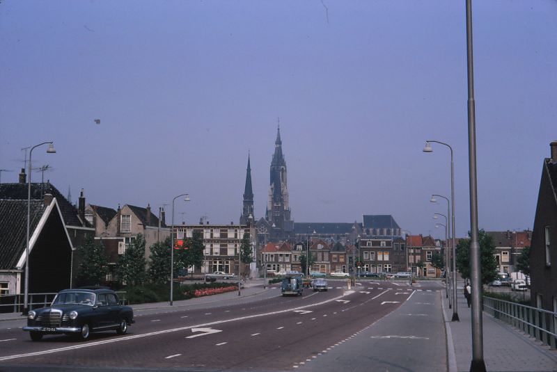 Street scenes, Delft, Netherlands, 1966