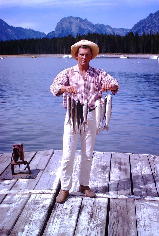 Vintage Photos of People Posing with Fishes in the 1960s