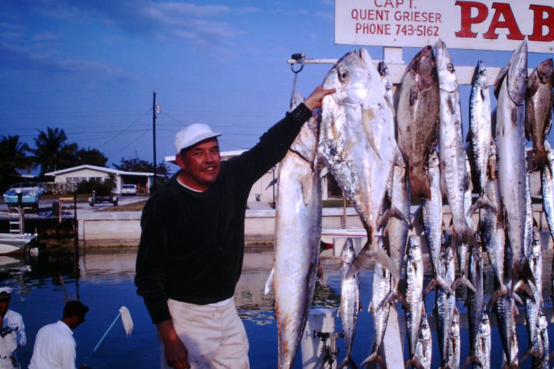 Vintage Photos of People Posing with Fishes in the 1960s