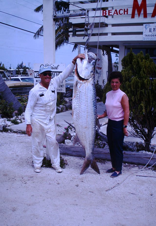 Vintage Photos of People Posing with Fishes in the 1960s