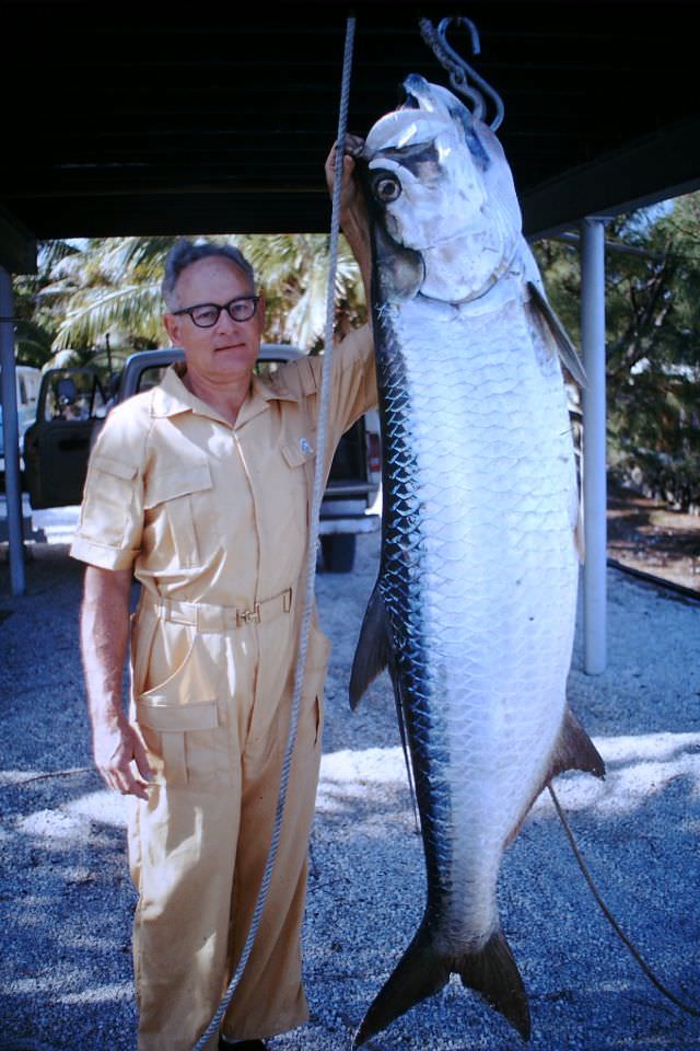 Vintage Photos of People Posing with Fishes in the 1960s