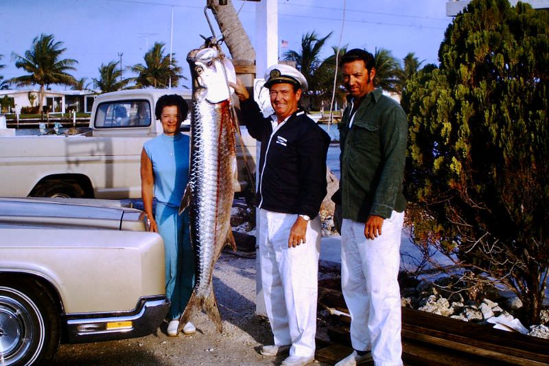 Vintage Photos of People Posing with Fishes in the 1960s