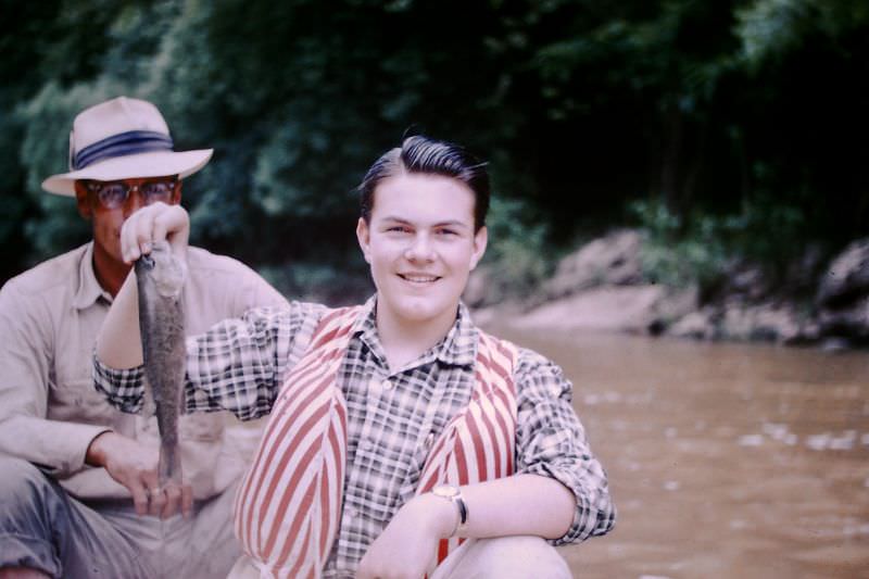 Vintage Photos of People Posing with Fishes in the 1960s